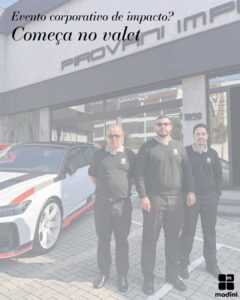 valet ou manobrista para eventos