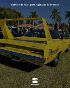 serviço de valet em eventos
